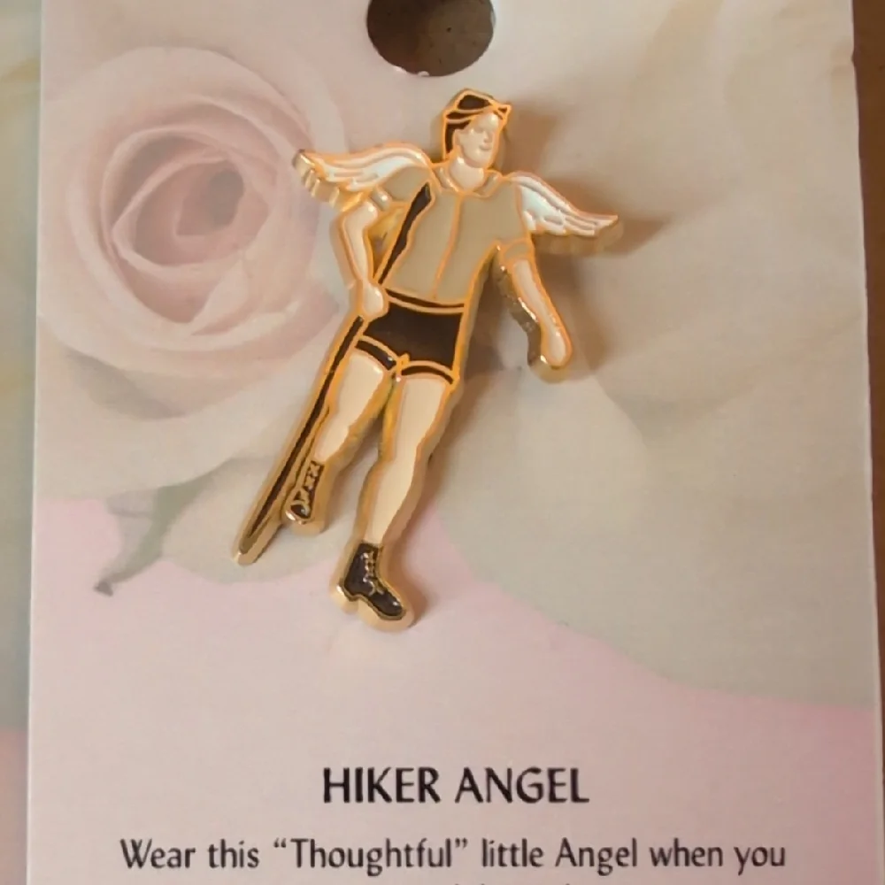 Vintage Gold tone Angels tack Pin Set of 6